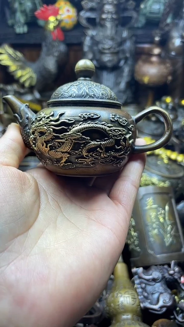 闪购链接，点击下单，有运费险，铜摆件