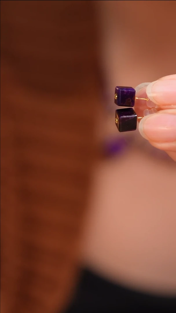 【闪购商品】苏纪石（舒俱来）耳钉未镶嵌3213