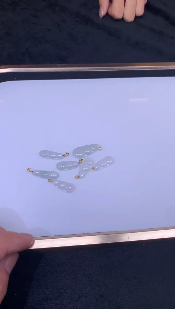 翡翠18K金镶嵌颈饰7001676/137/多样性发/1件