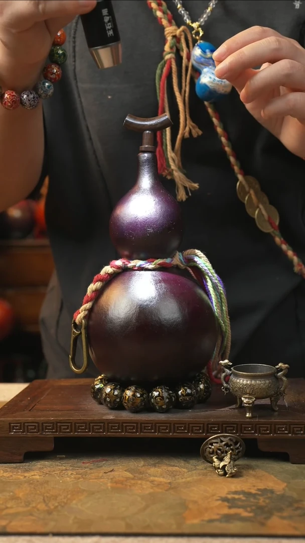 182大漆一物一拍记葫堂出品【不带手串】