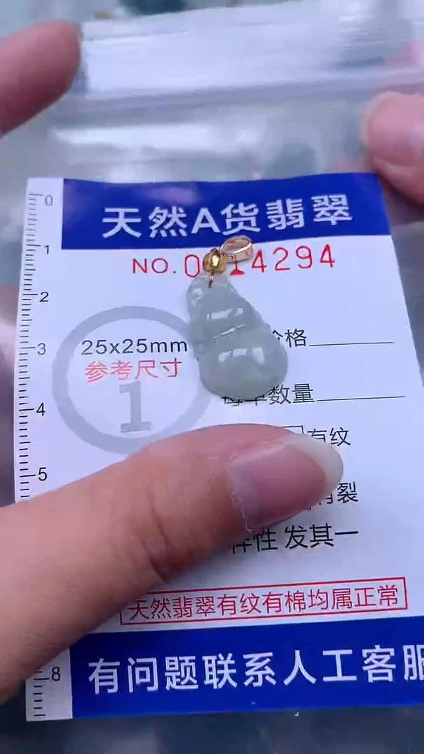 翡翠未镶嵌吊坠(不含链)1