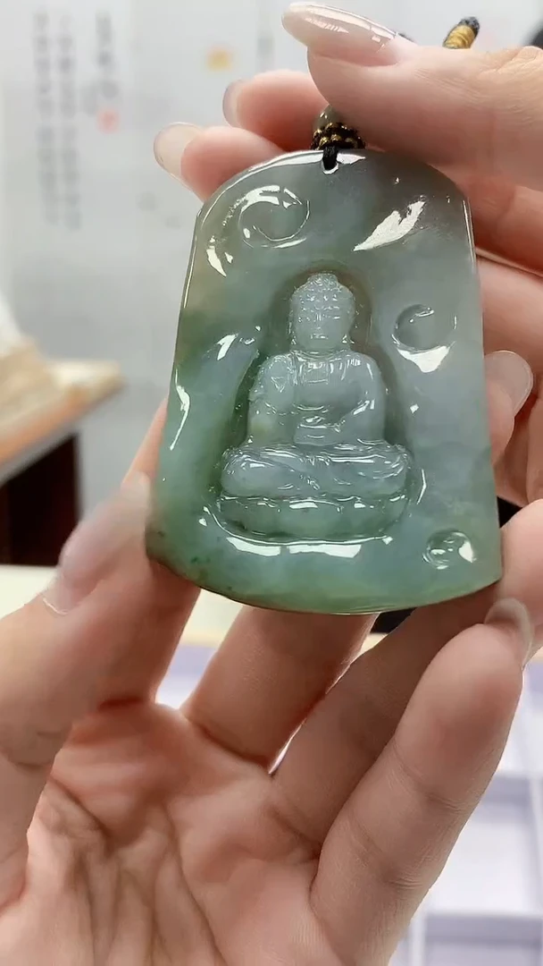 定制翡翠未镶嵌4898lr-毛货挂件22