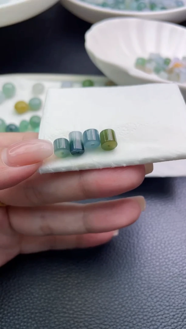定制翡翠未镶嵌玉***坊珠子