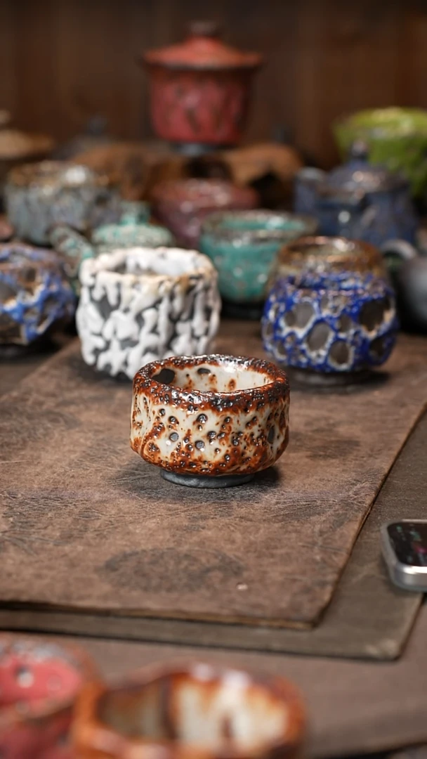 【闪购商品】景德镇柴烧志野杯