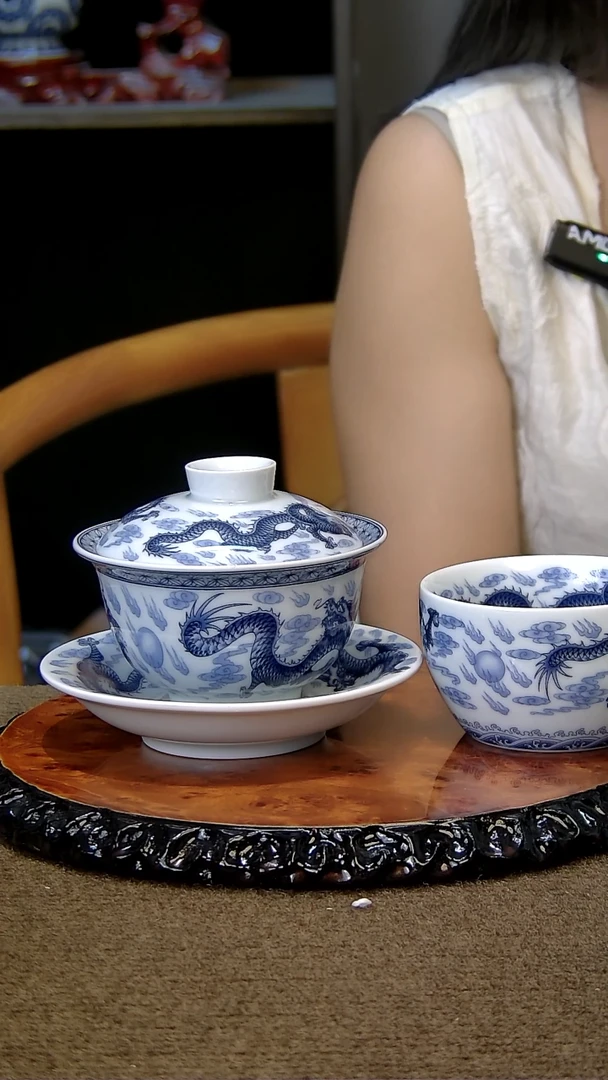 陶瓷简装茶具套组两件套