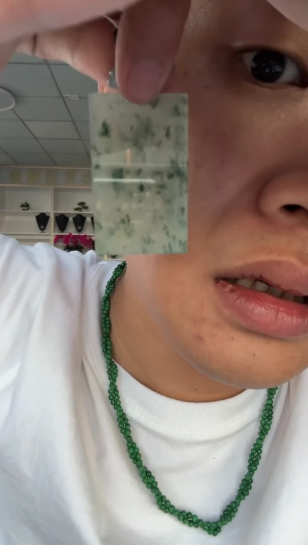 颈饰未镶嵌翡翠&***&天然翡翠A货孤品一件