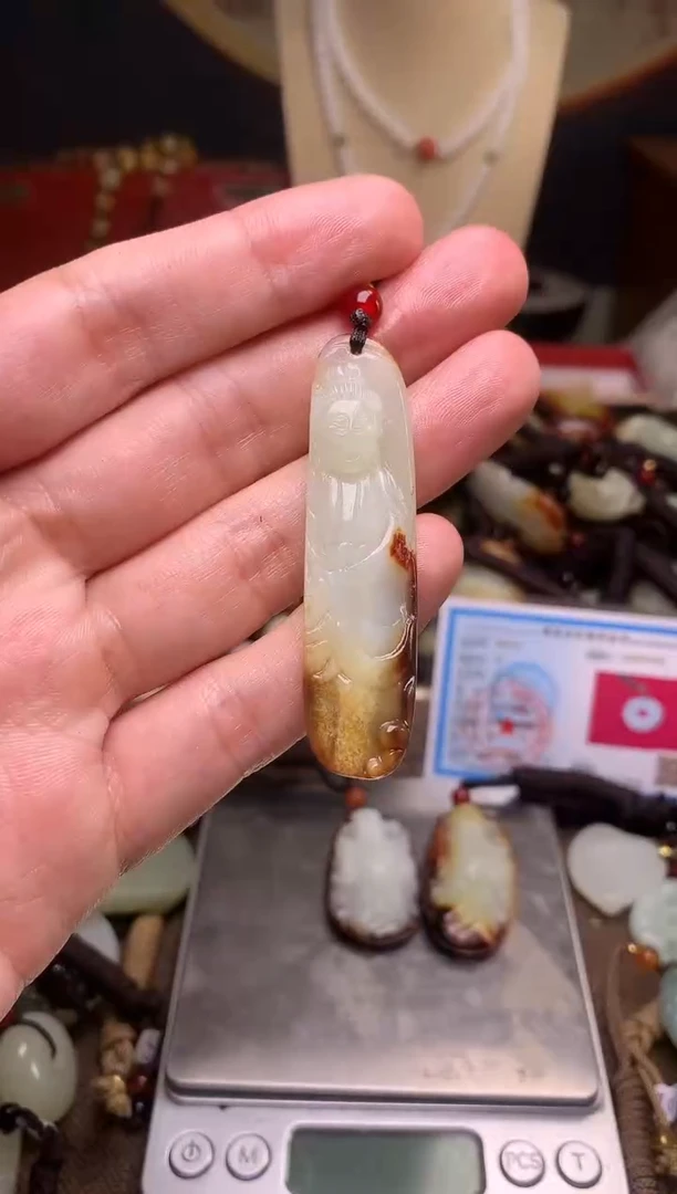 颈饰未镶嵌和田玉新疆料青海料清水和田玉吊坠