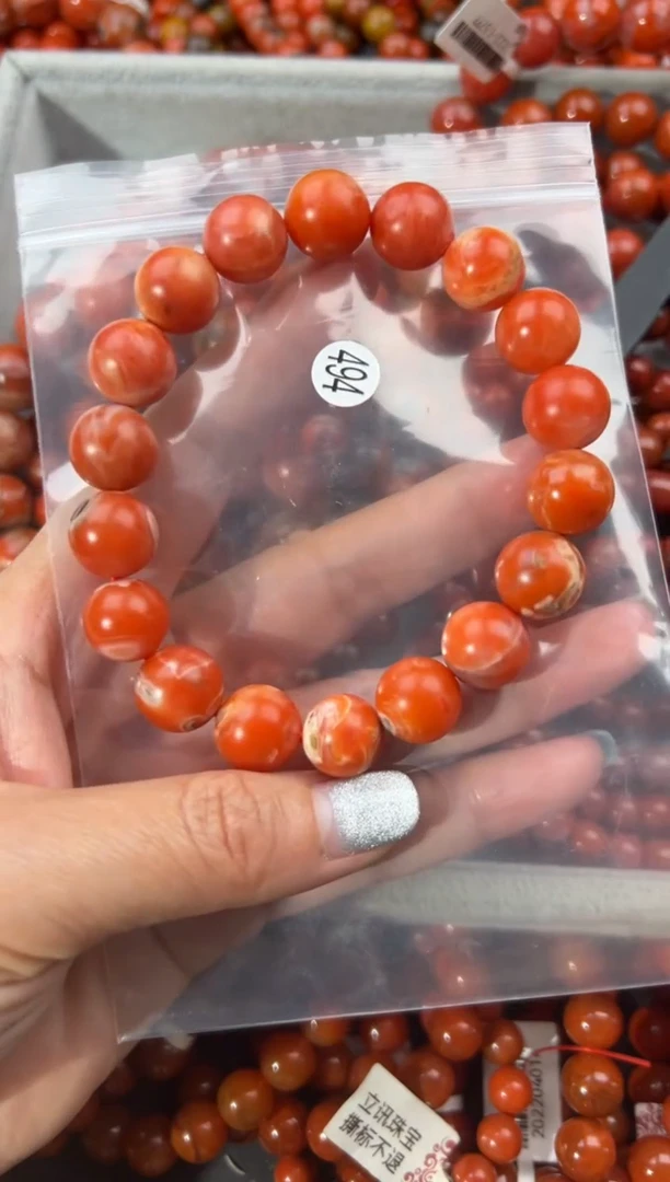 未镶嵌手串南红玛瑙12+