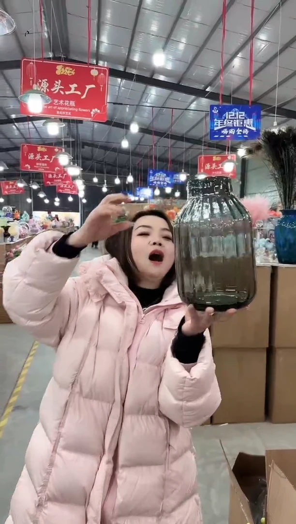 【闪购商品】玻璃于清花器S-早41