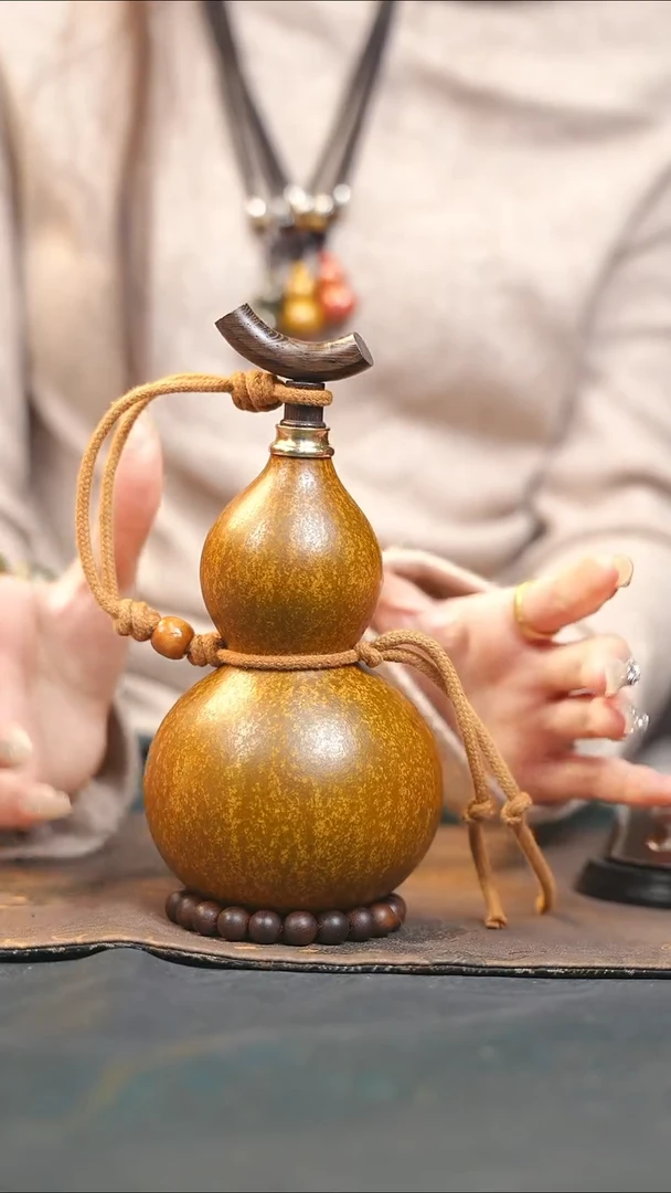 【闪购商品】XU230大漆酒葫芦不包手串及旋转底座