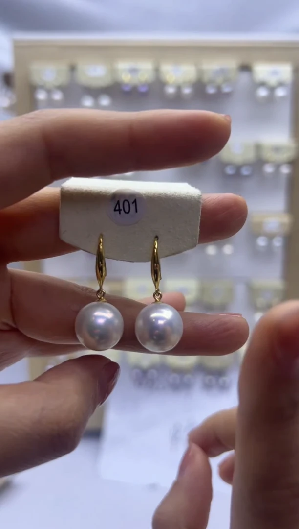 【闪购商品】淡水珍珠耳饰银S925镶嵌401