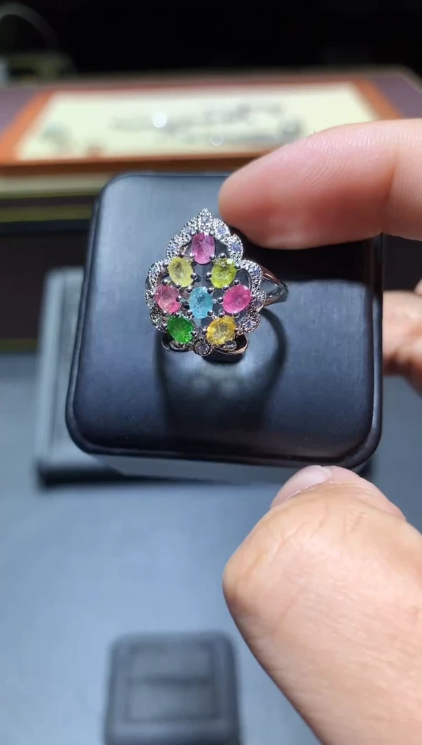 【闪购商品】碧玺戒指未镶嵌T125【多样性发其一】