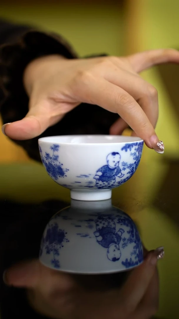 景德镇手工手绘陶瓷杯