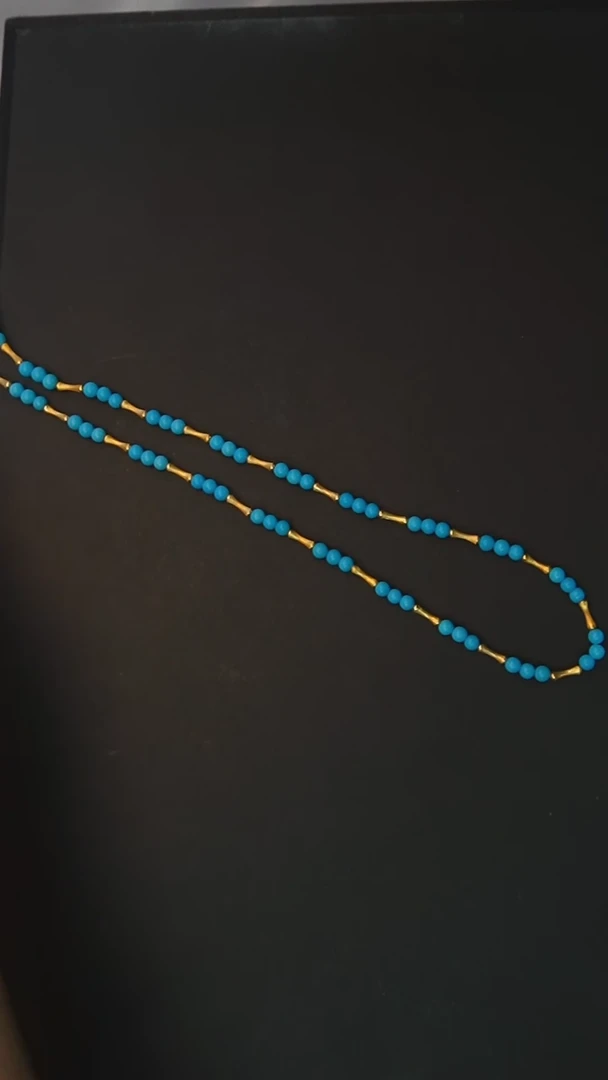 【闪购商品】绿松石项链18K金镶嵌发货一件