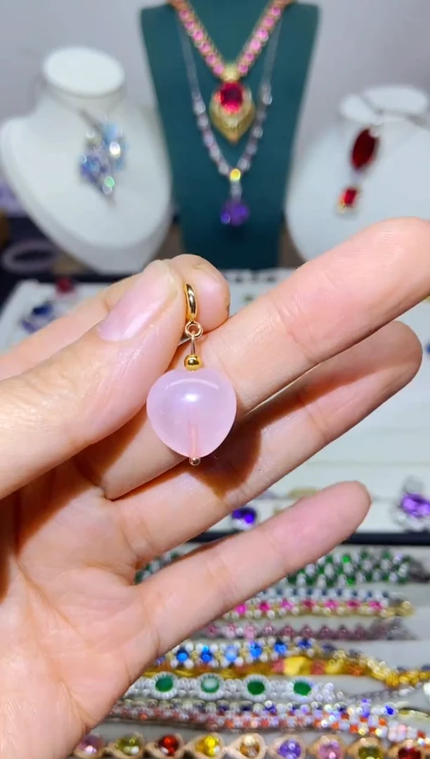 银S925镶嵌戒指烟晶33