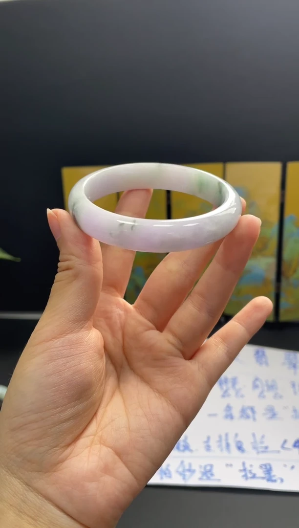 未镶嵌手镯翡翠25#天然缅甸A货翡翠手镯56-58圈口