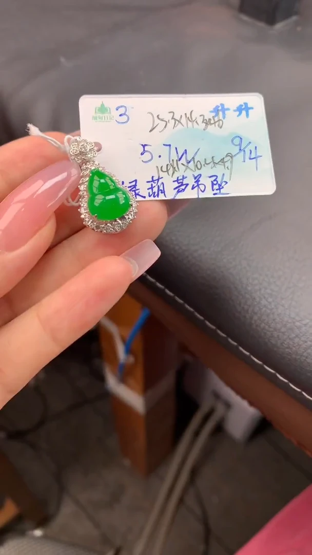 颈饰未镶嵌翡翠自带#送人#，联系客服核对地址~