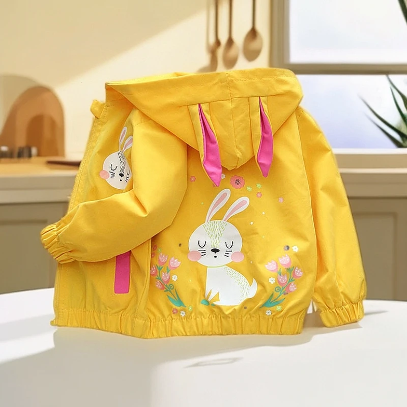 女童风衣外套2025新款秋装洋气儿童短款学院风小童春秋童装女孩潮