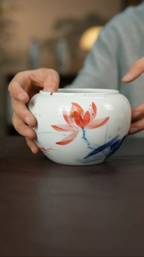 杯景德镇陶瓷杯碗柴烧瑕疵