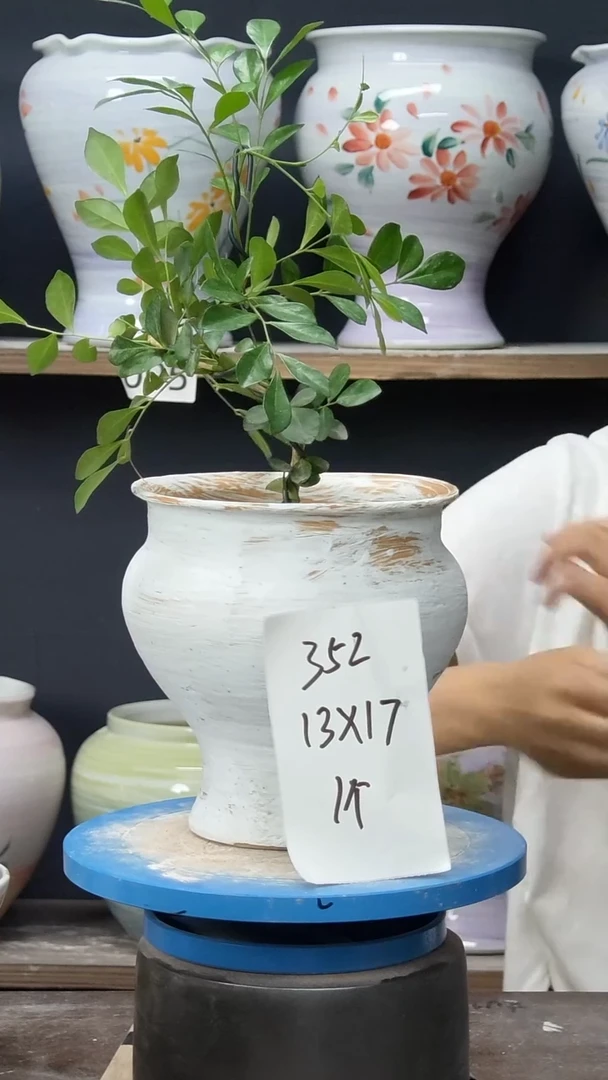 景德镇花盆默认微瑕352