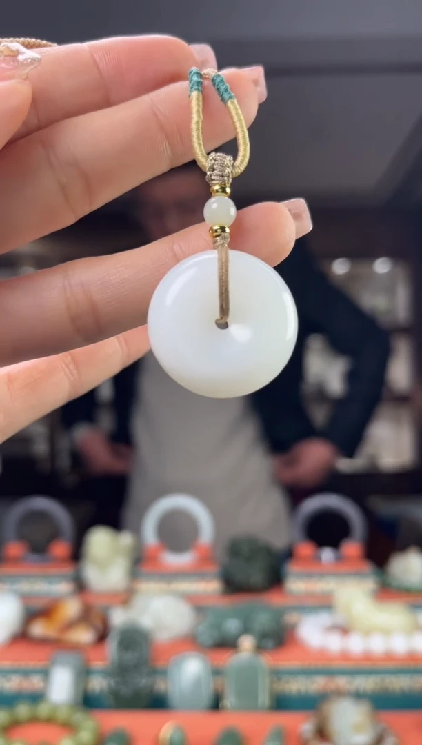 【闪购商品】和田玉颈饰未镶嵌佩佩30mm左右