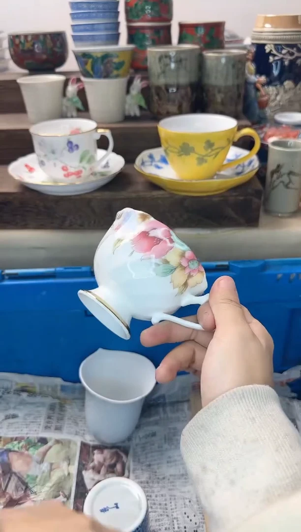 茶杯紫砂小*蛋743陶艺中古瓷器全场满18米包邮