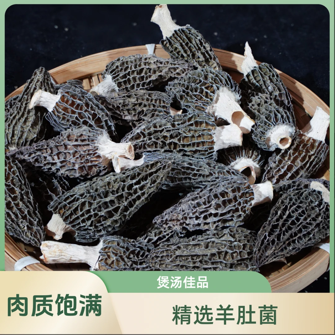 羊肚菌 头茬货 新货精品煲汤干货 食用菌菇
