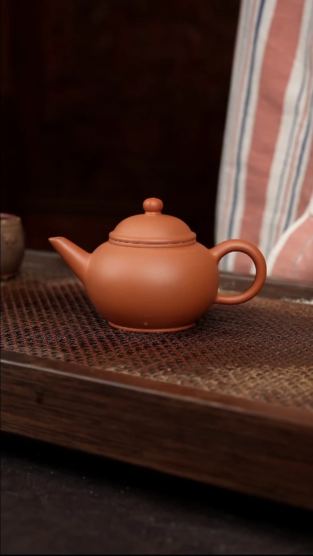 茶壶紫砂老红泥水平