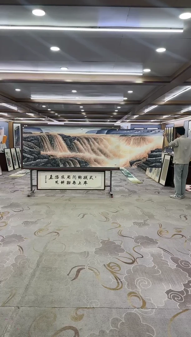 绘画Y-张伦玉-小丈二-山水画