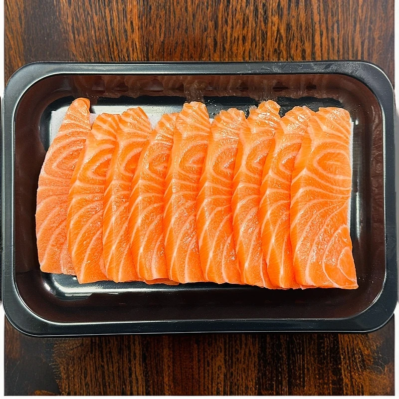 法罗皇冠三文鱼刺身中段200g（现切）赠姜片酱油芥末