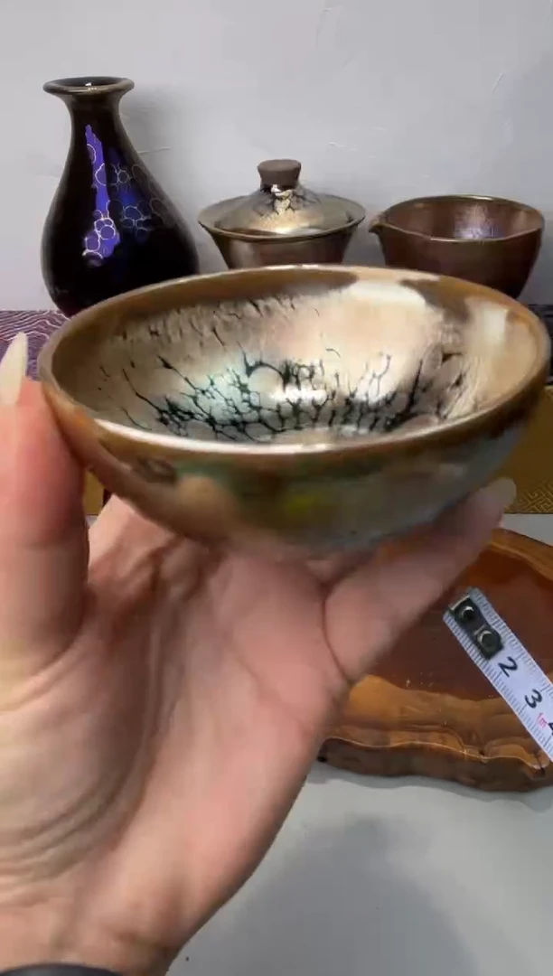 茶盏春申阁福利1只瑕品平口