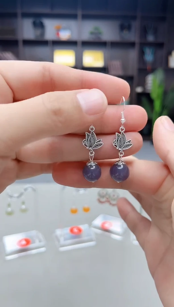 未镶嵌耳饰玛瑙/玉髓231000