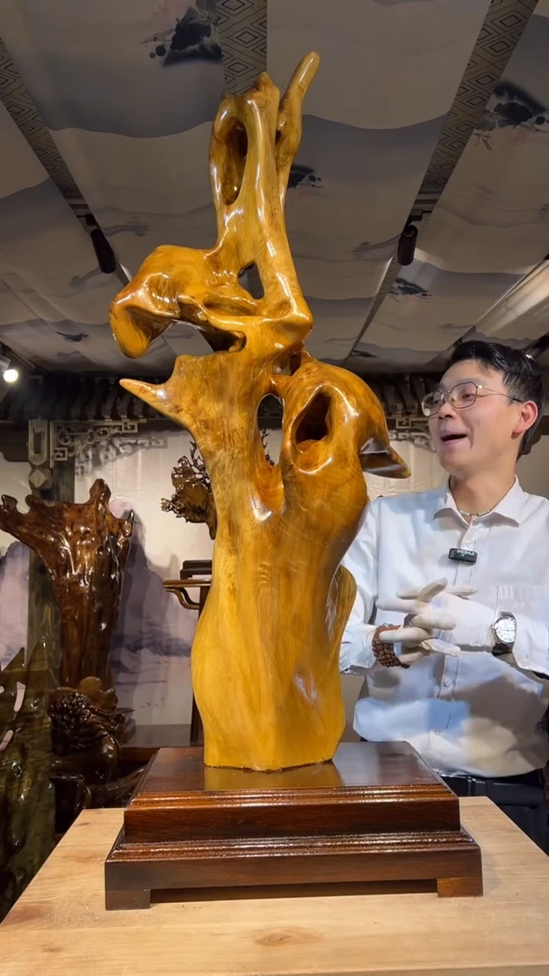 【闪购商品】金丝楠金丝楠小叶桢楠摆件106-40-027