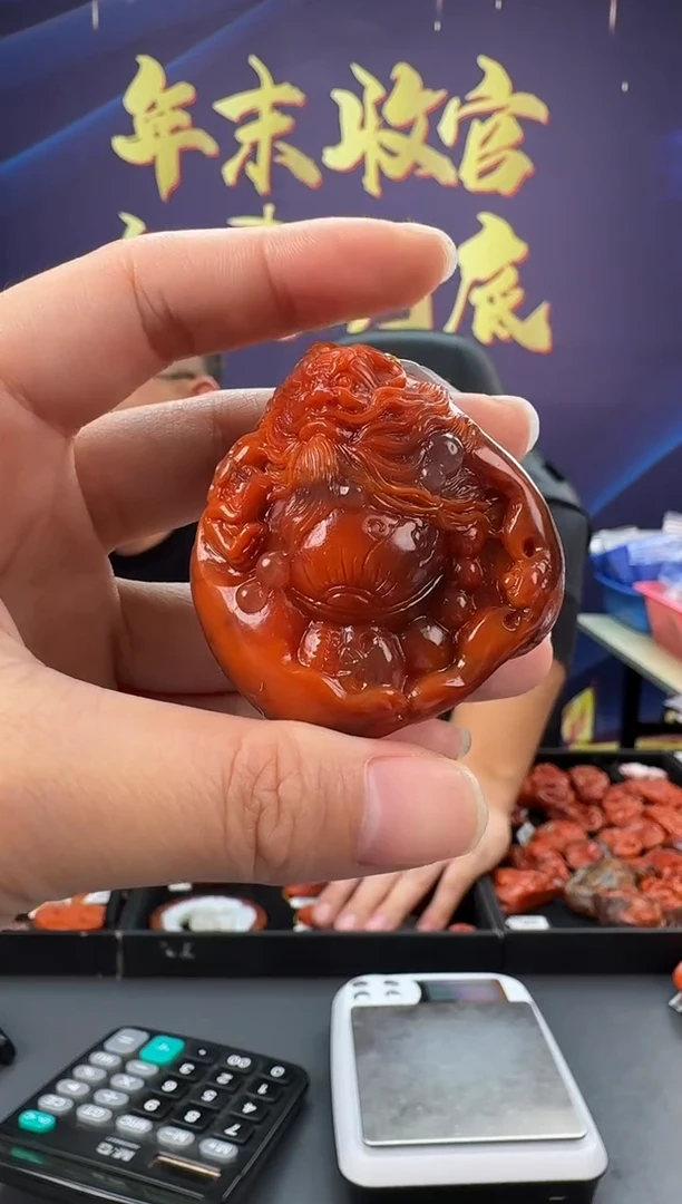 【闪购商品】南红玛瑙雕刻未镶嵌065ZB0119产品一个