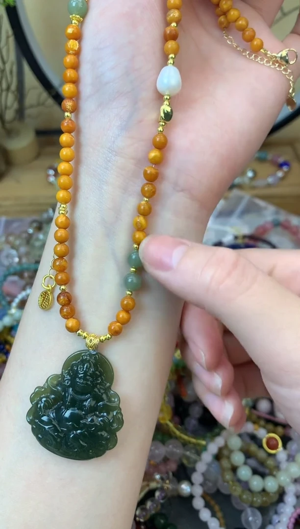 【闪购商品】蜜蜡颈饰未镶嵌260手串