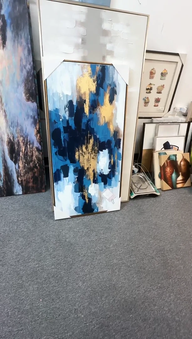 168现代艺术油画装饰画60cm*120cm