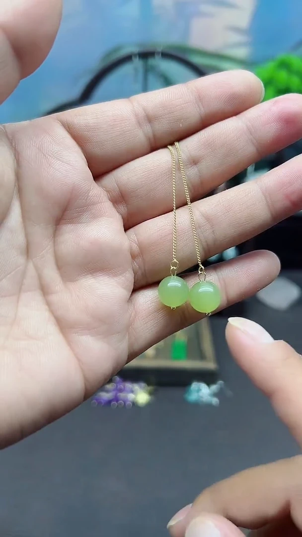 未镶嵌东陵石耳饰305