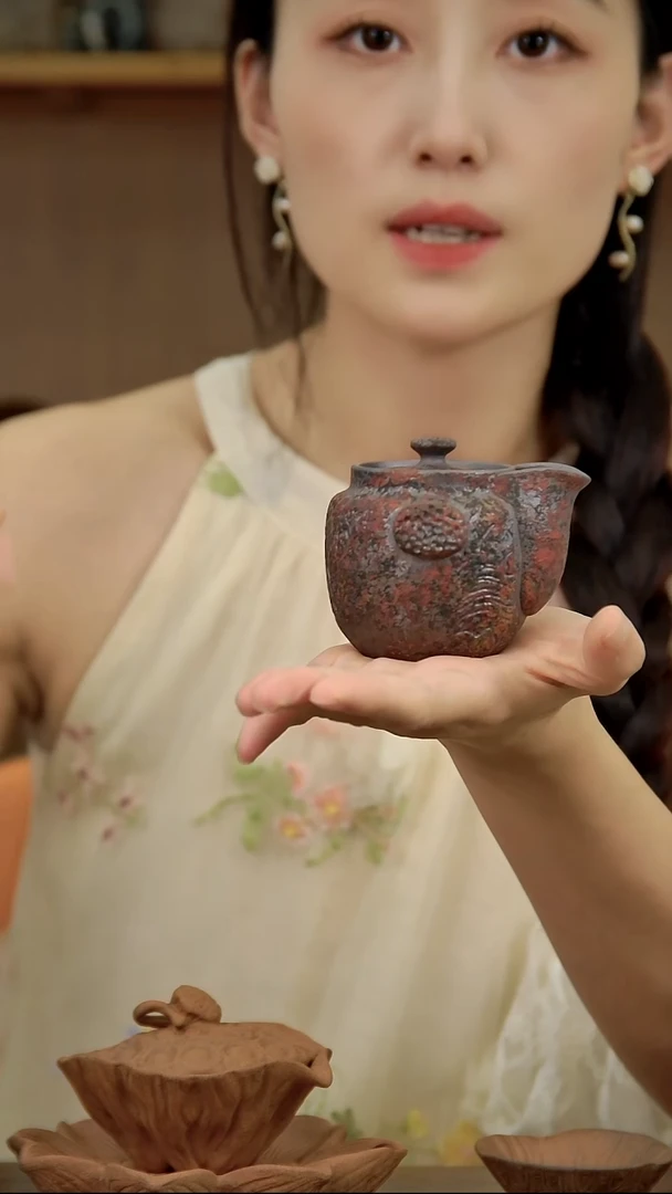 言野手作 岩矿元宝宝瓶