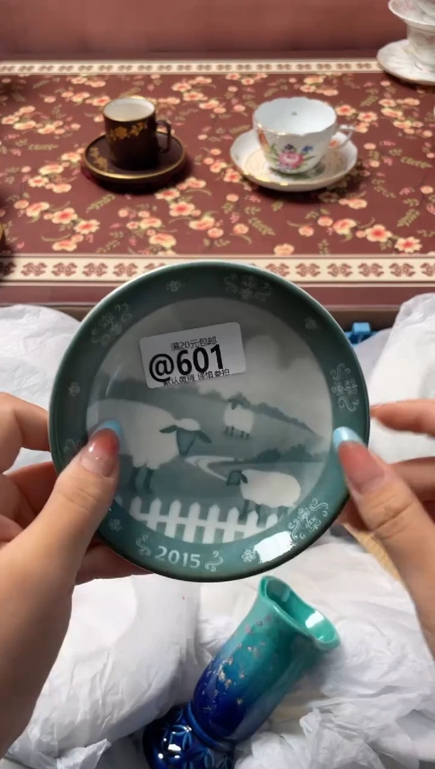 瓷片冯***茶瓷器瓷器@601