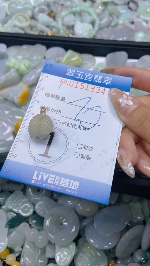 翡翠未镶嵌颈饰闪购0151834