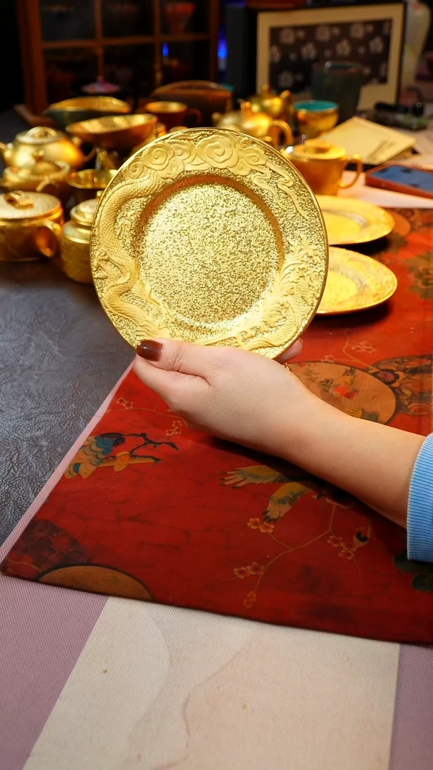 茶杯紫砂?**?【宜景窑系列】桃夭粉壶承