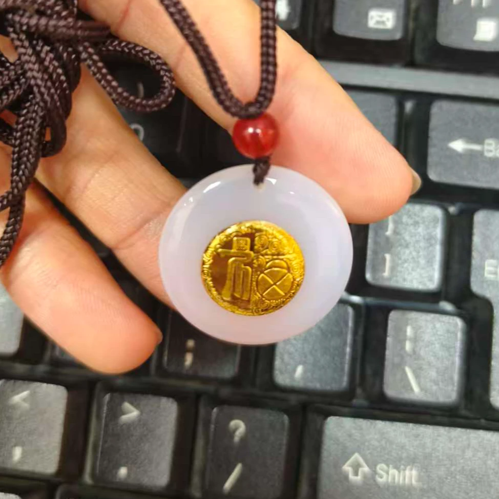 天然玛瑙平安扣-新人福利JY030