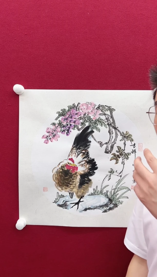 国画赵老师绘画作品