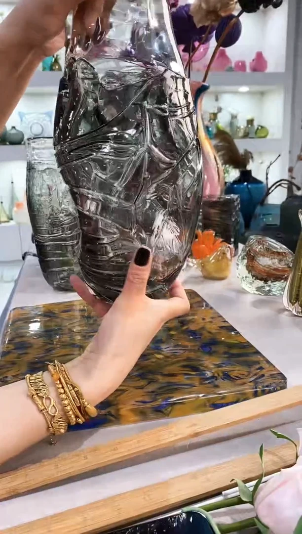慕忆家手作琉璃花瓶