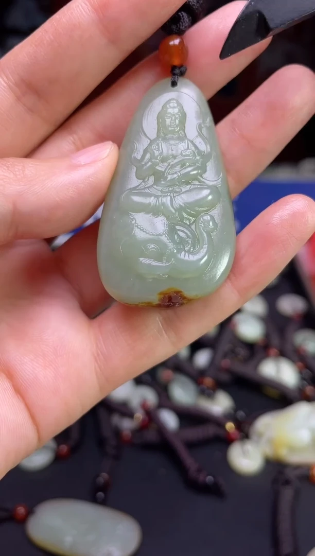 颈饰未镶嵌和田玉123