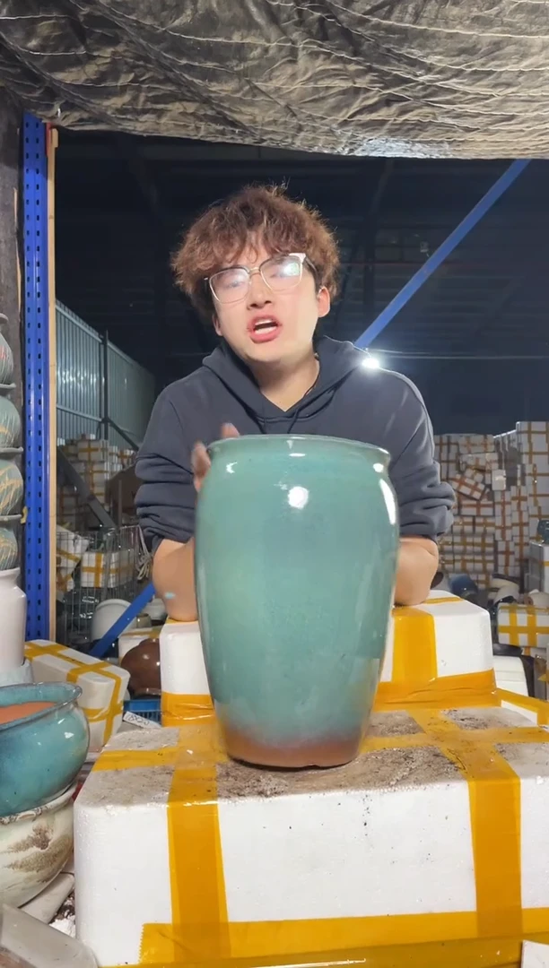 紫砂花盆宜兴紫砂粗陶花盆20-31