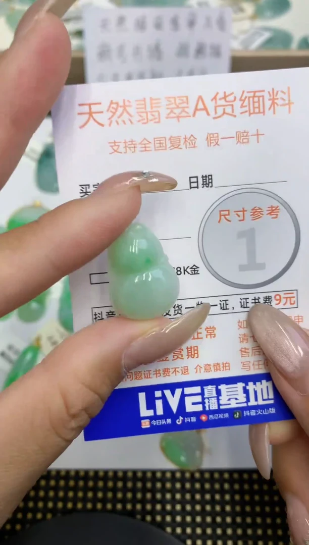 颈饰未镶嵌翡翠缅甸翡翠a货