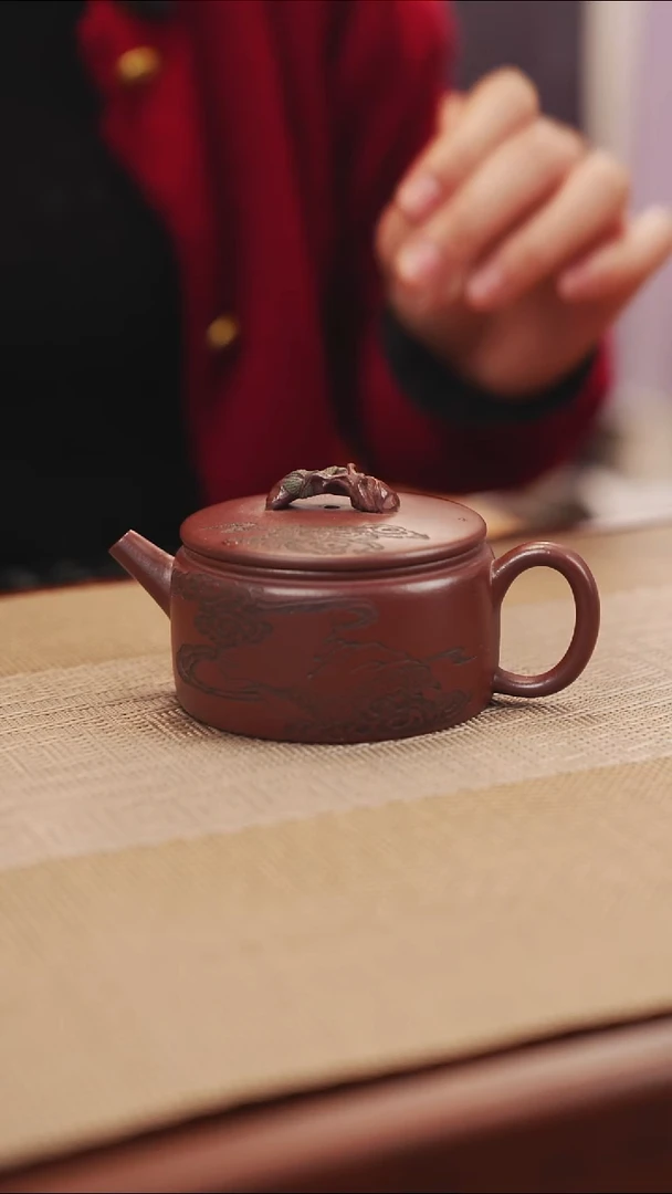 原矿老紫泥胜天半子紫砂壶27
