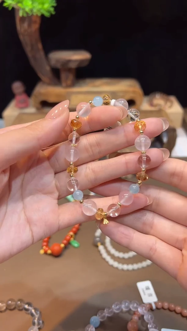 水晶手链未镶嵌手饰@@0522