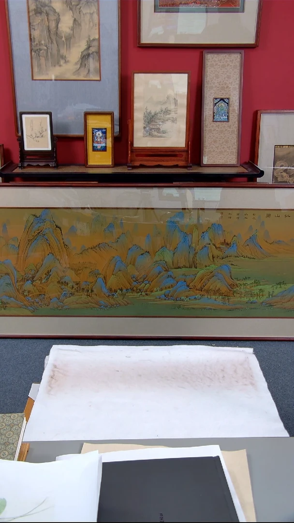 【闪购商品】国画《千里江山图》